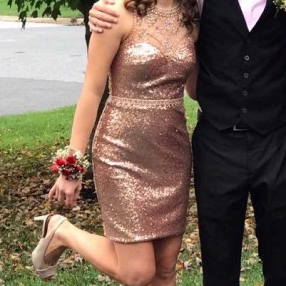 Gold and silver Formal Dress